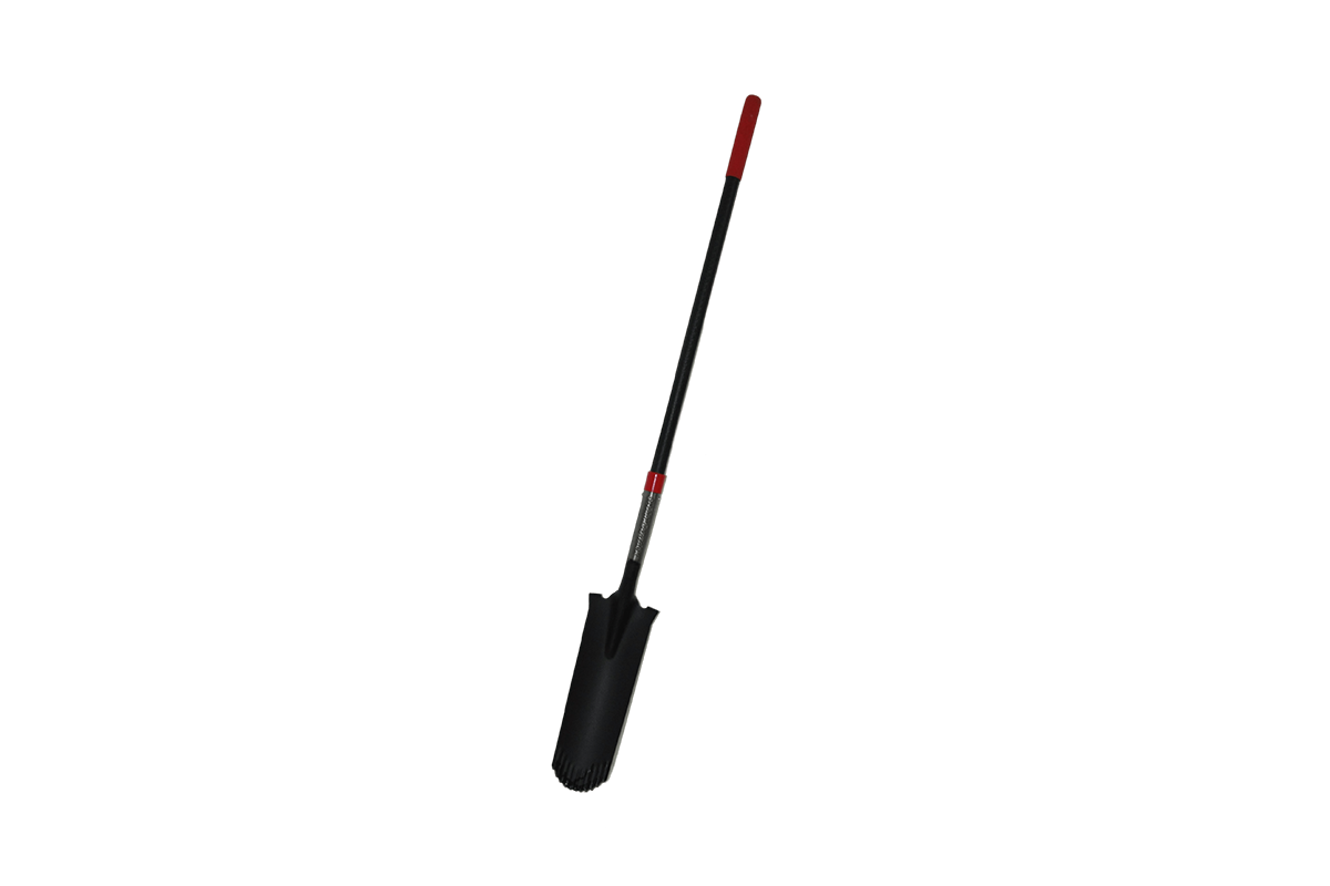 Tiger shark long handle canal spade