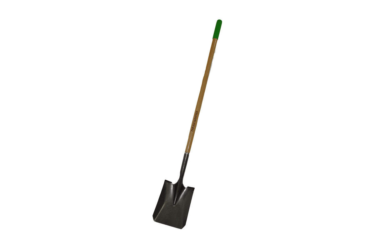 Square spade with wooden handle Square spade with wooden handle