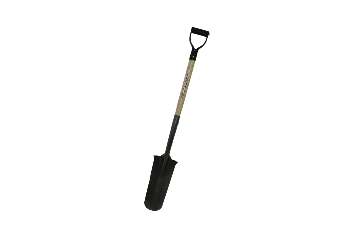 Wooden handle canal spade Wooden handle canal spade