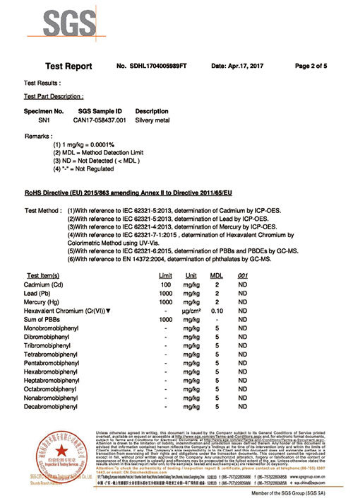 Qualification Certificate