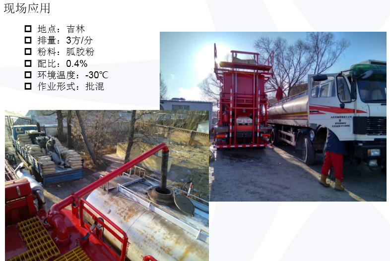 GSGT-240 Mixing Truck is Used for Operation in Jilin