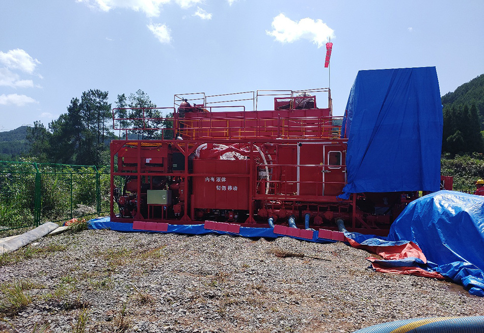 CSGS-960 Mixing Skid is served for Sinopec East China Oilfield Service Corporation Engineering Technology Branch