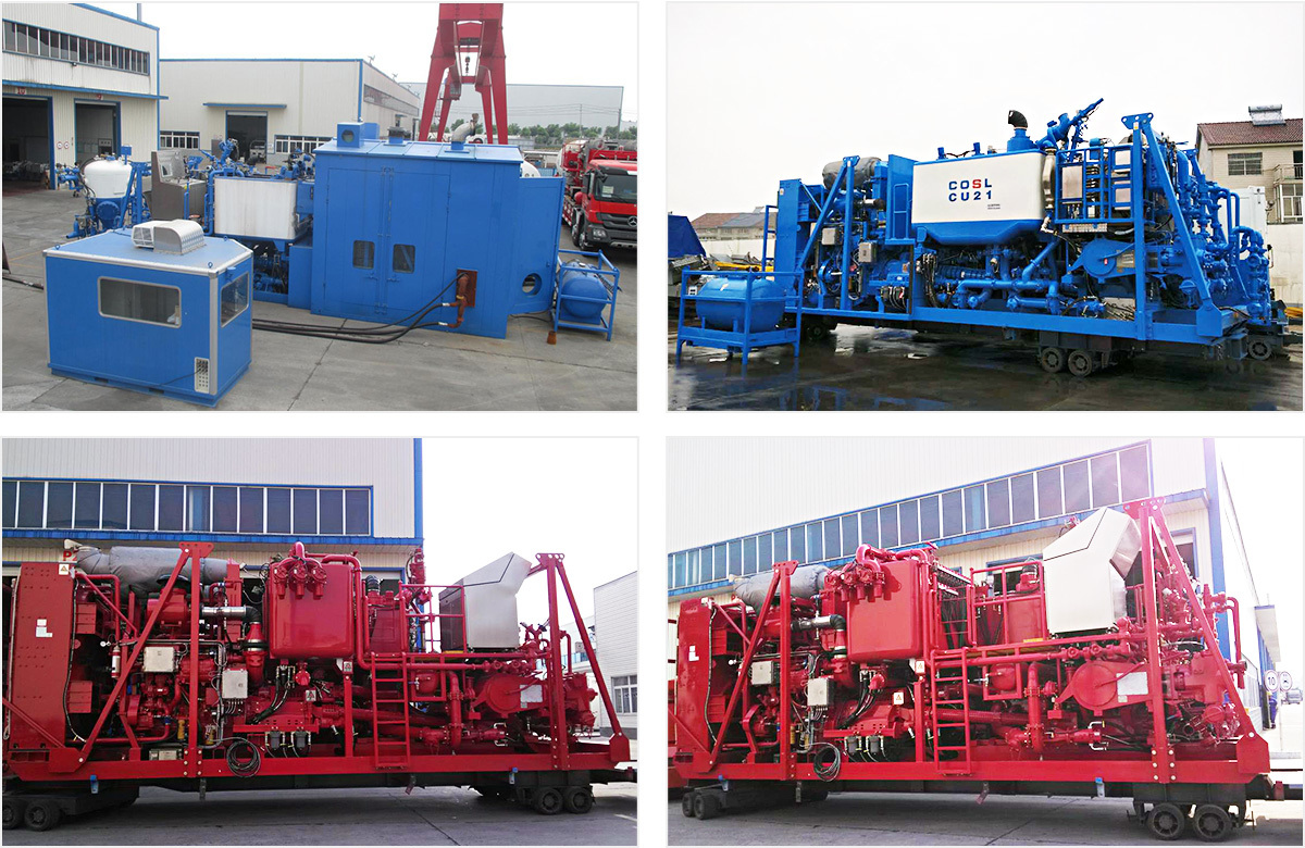 Marine Deep-Water Explosion-Proof Twin Engine & Twin Pump Cementing Skid