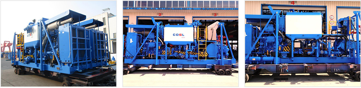 Split Type Twin Engine & Twin Pump Cementing Skid