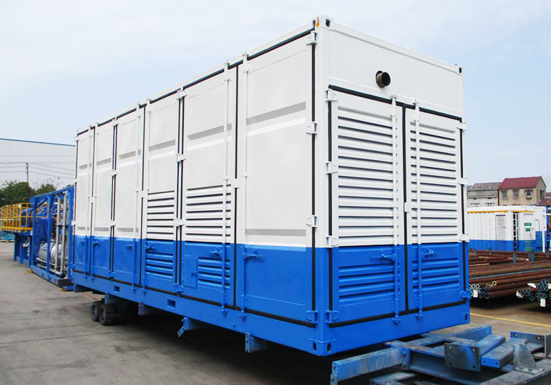 Container-Type Single Pump Cementing Skid