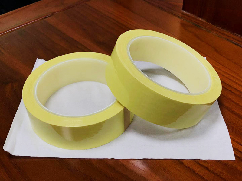 PET yellow silicone tape