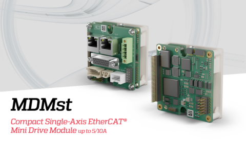 推出MDMst紧凑型单轴EtherCAT®迷你驱动模块