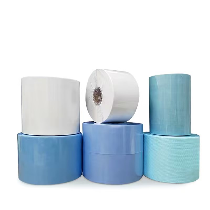 Roll-packed industrial wiping cloth