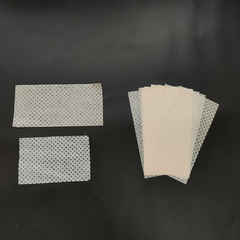 Disposable beige mesh perm paper