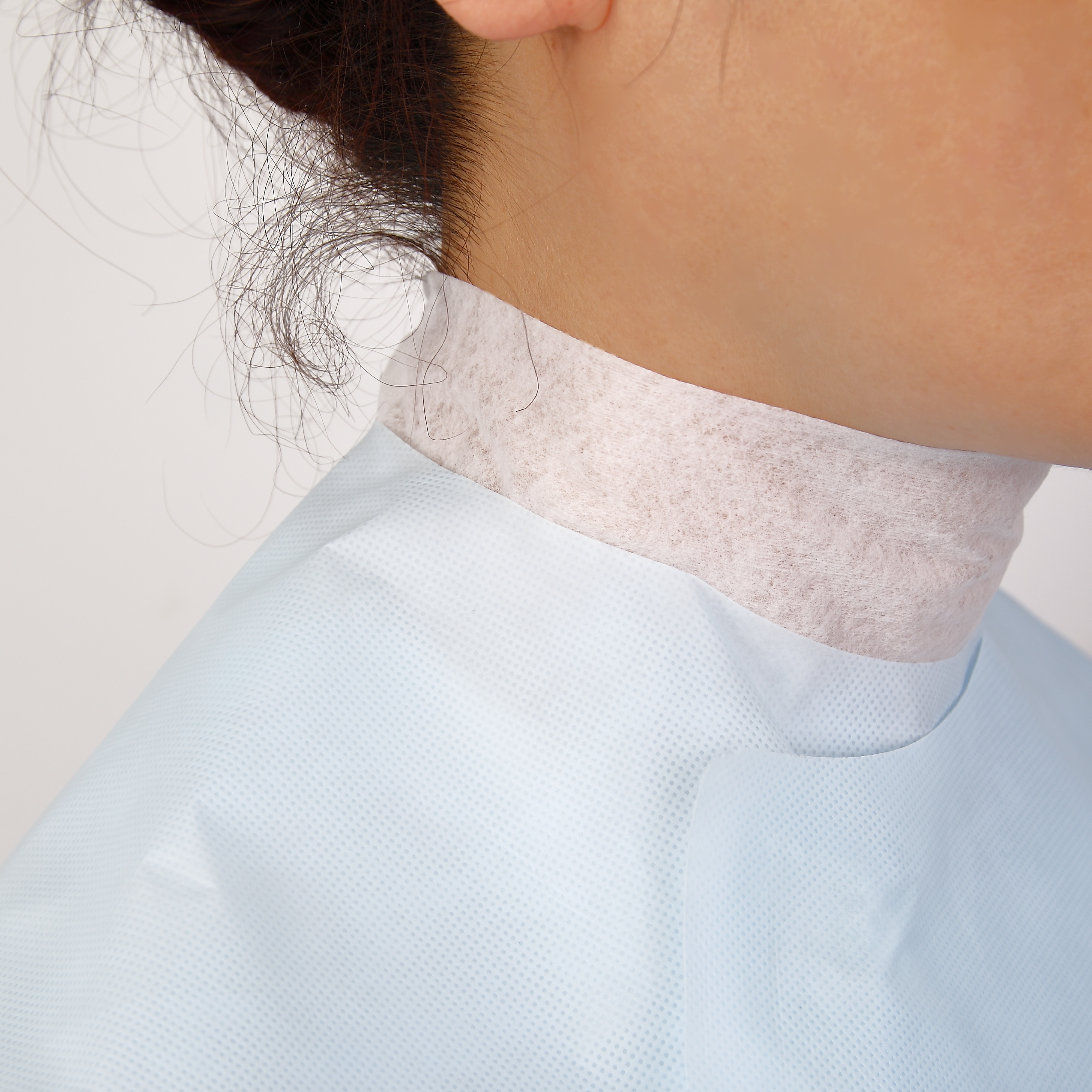 Disposable cotton collar