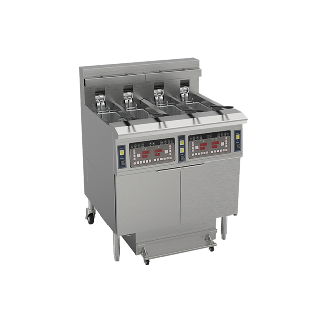 Four-cylinder, four-slot electric deep fryer OFE-413