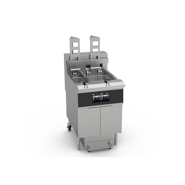 Double Cylinder Touch Screen Lift Electric Fryer OFE-H239L