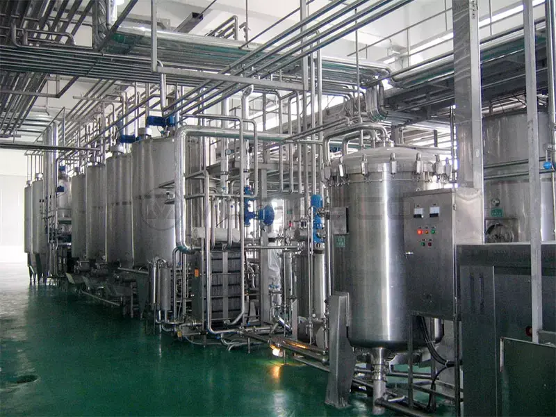 Beverage production line