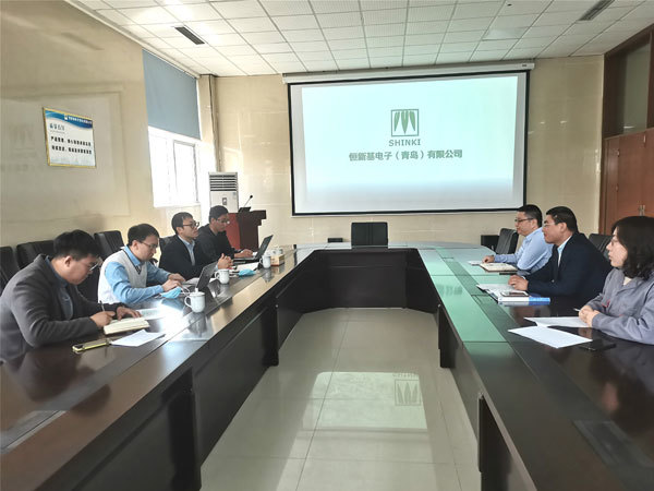 信局领导到我司调研-《青岛市智能传感器产业发展规划（2021-2025）》项目