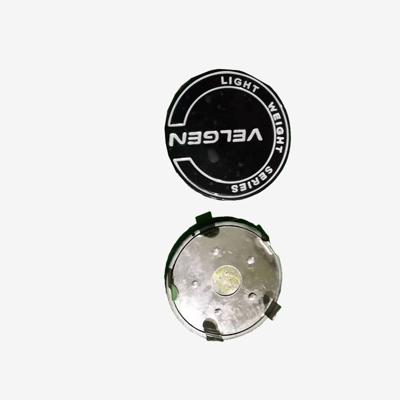 Wheel hub label