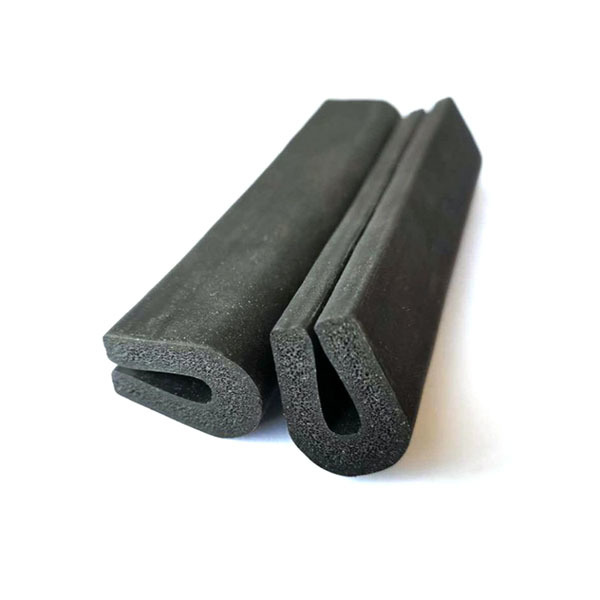 High density EPDM U channel soft foam rubber seal strip