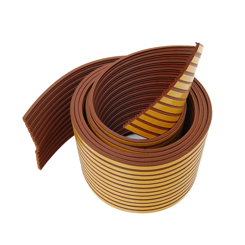 E shape self-adhesive EPDM rubber foam sealing strip