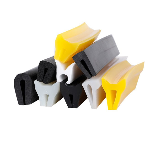 Color transparent high temperature extrusion shaped silicone strip
