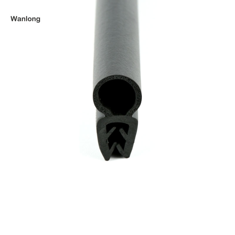 China factory supply Solid EPDM U Channel Rubber edge trim Seals