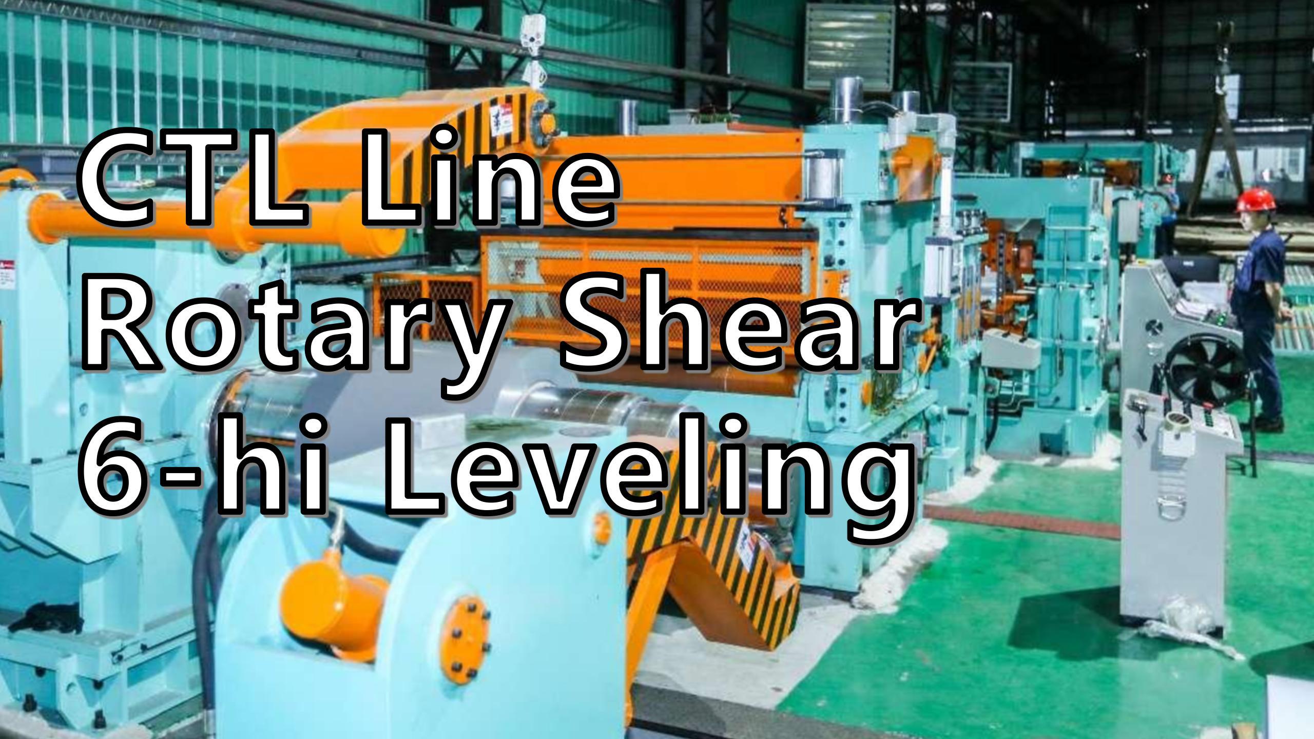 Rotary Shear Cut To Length Line 0.3-2.0 mm x 1400 mm-15 ton