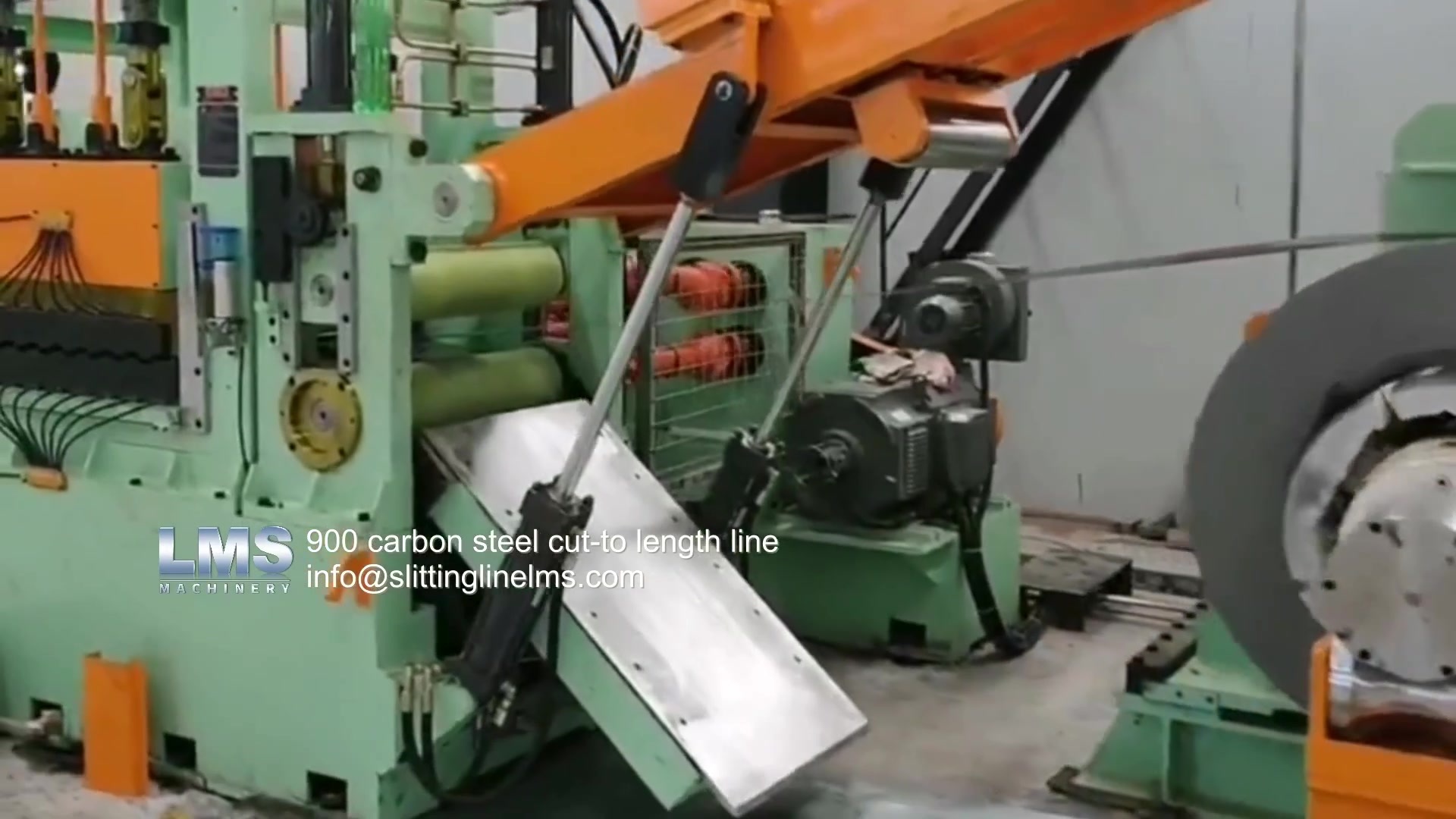 900 carbon steel cut-to length line.mp4