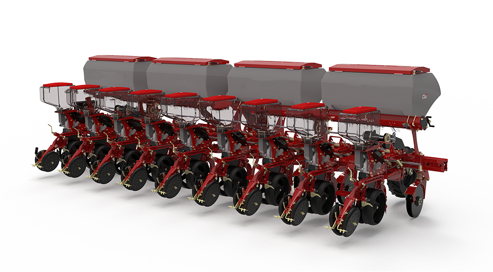 Pneumatic Seed Planter 9 row Traction Type No-Tillage Fertilization Seeder