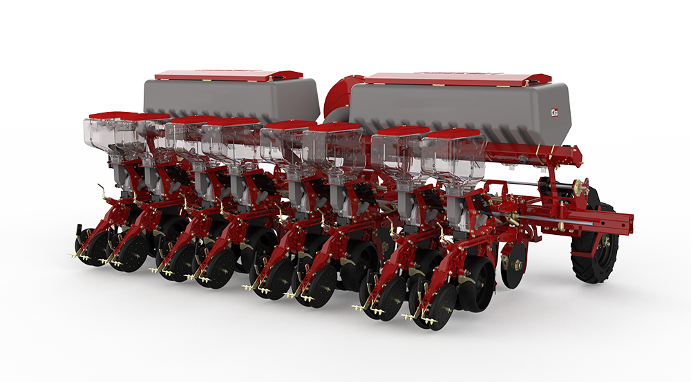8 row vacuum  seeder machine soybeam corn seed planter for tractor