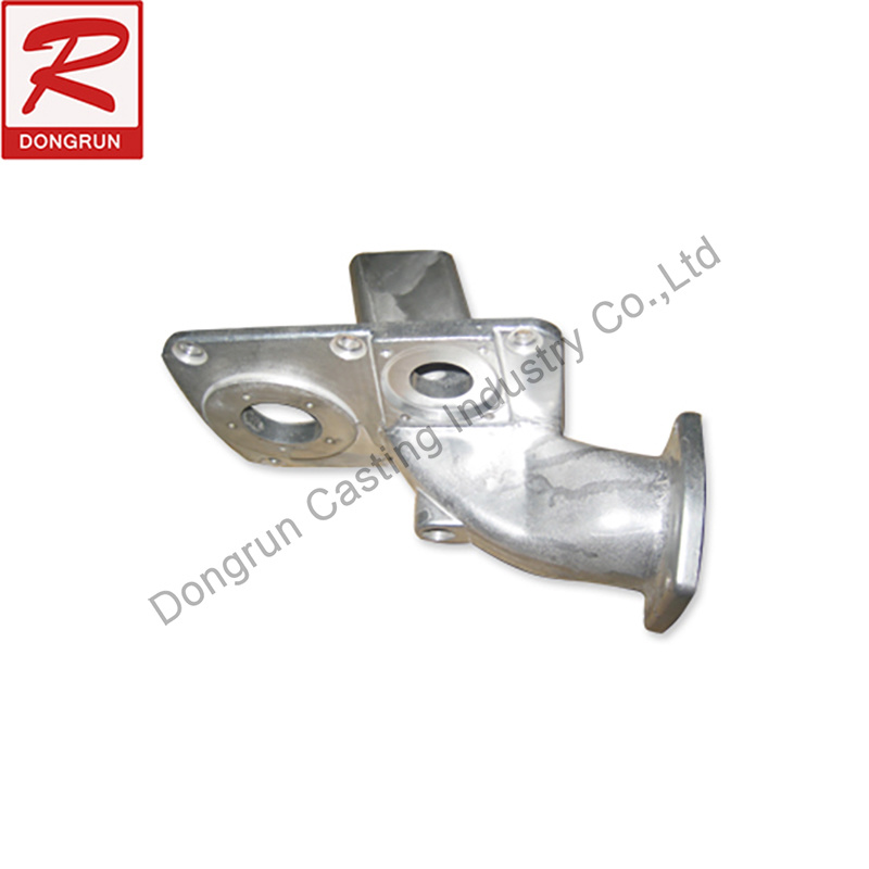 Gravity Cast Aluminum Casting - Tube Body Connection