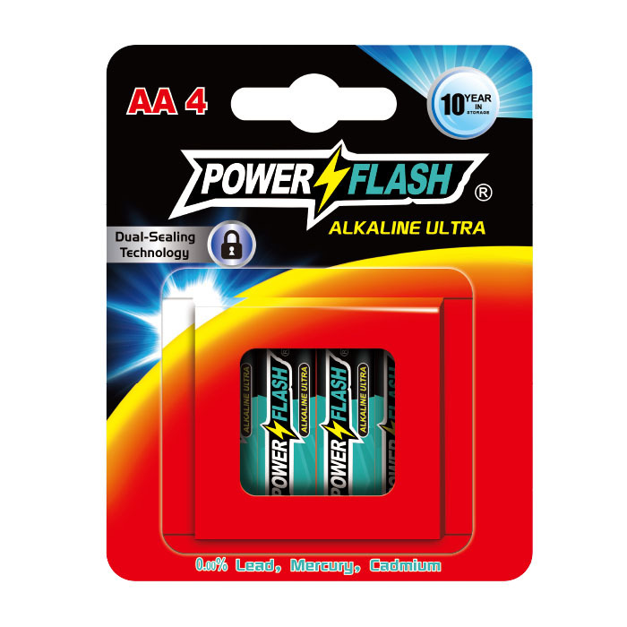 LR6 AA 1,5 V 4PCS/tarjeta