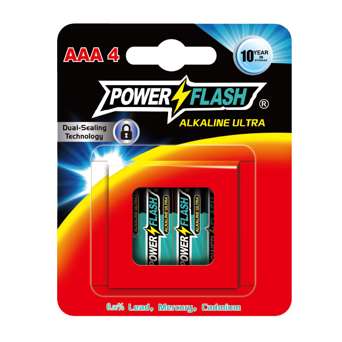 LR03 AAA 1.5V 4PCS/Card