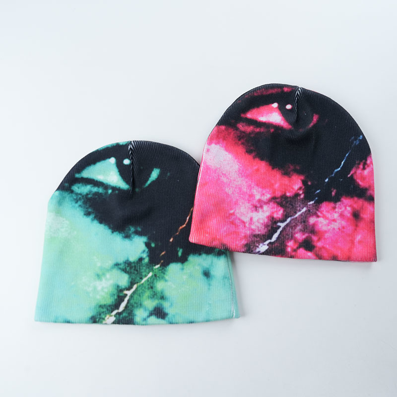 Wholesale Trendy Pattern Styles Outdoor Winter Hats Acrylic Hat Warm Beanie