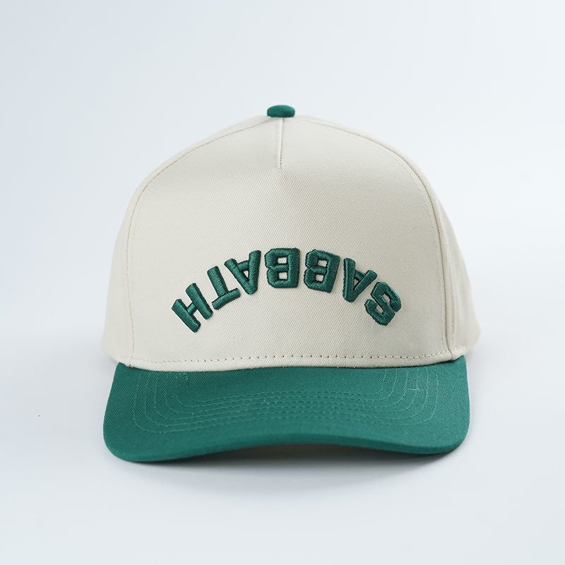 Gorras de béisbol Yukaihe de 5 paneles, bordadas, transpirables y personalizadas
