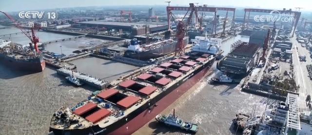 Good advantages are realized into good benefits. China's shipbuilding industry report card has 