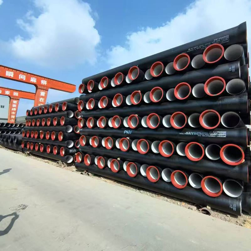 Factory Price ISO2531 k9 6 Meter Long Ductile Iron Pipes Round Ductile Pipe For Water Supply