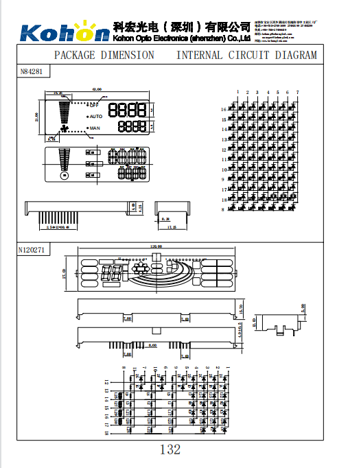 P132-164 Customized display
