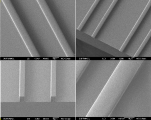 FSU-8 negative fluorinated photoresist