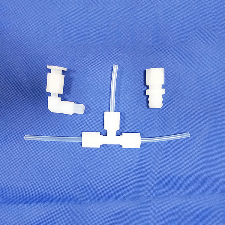 PFA接头 水管接头气动 防水电缆固定头外牙接头 弯头 直通 三通