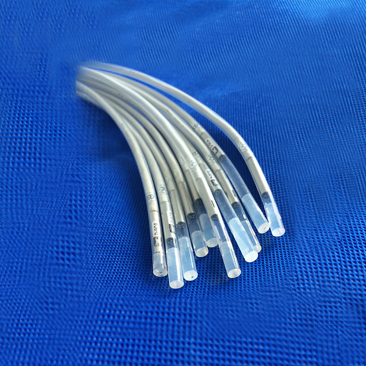 Sealed transparent Teflon tube