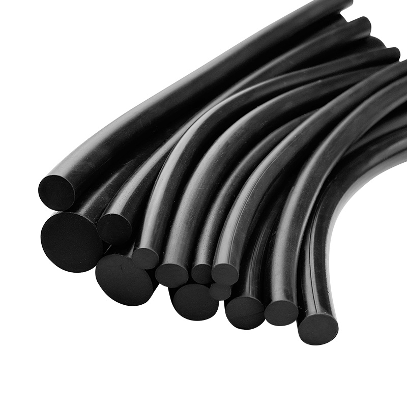 Black flame retardant caulking round strip Solid epdm Solid Round Sealing Strip Black flame retardant caulking round strip Solid epdm Solid Round Sealing Strip