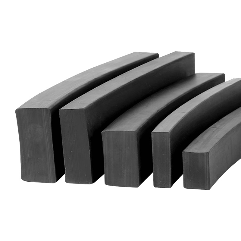Black Square EPDM Solid Sealing Strip Anti-collision Strips Marine Electrical Cabinet Rubber Strip Rubber Solid Square Strip