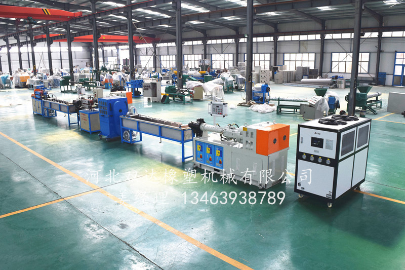 Pin rubber pipe production line