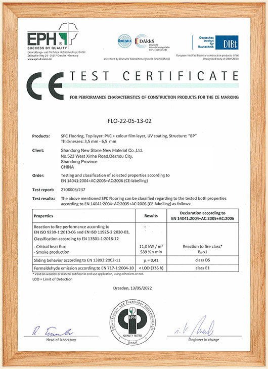 Newstone CE certificate Newstone CE certificate