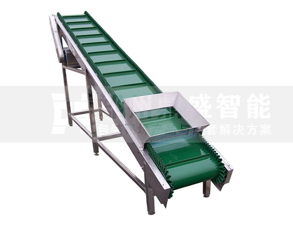 斜裙邊皮帶提升機(jī)