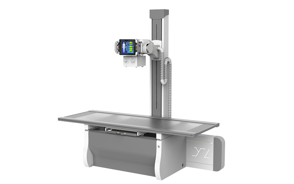 Floor-mounted Digital Radiography System