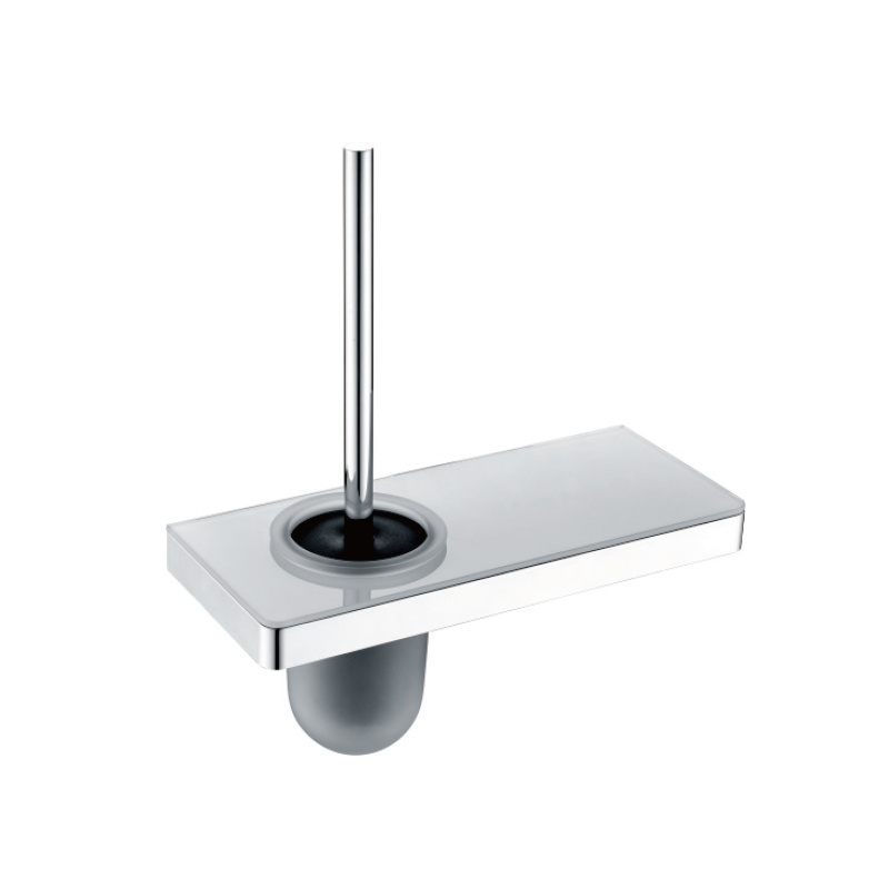 Toilet brush holder & shelf