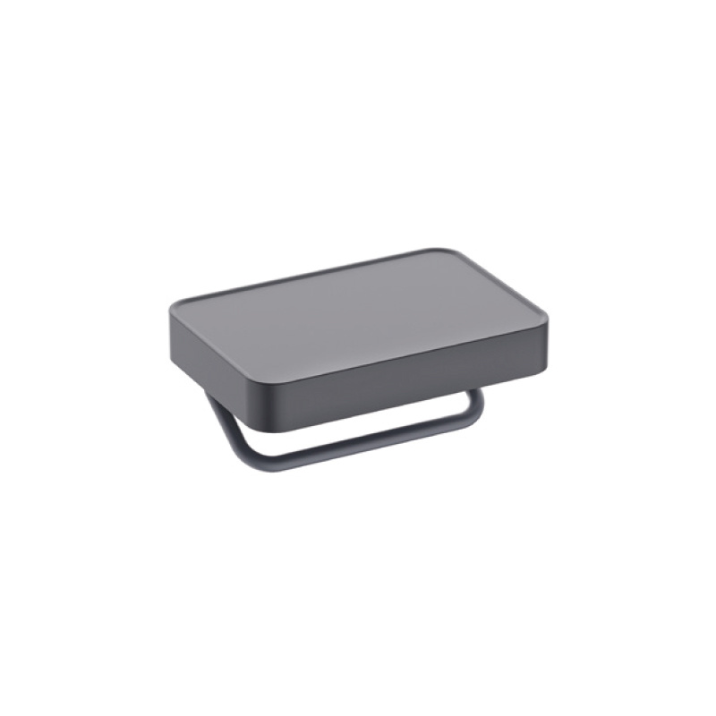 Roll holder with shelf