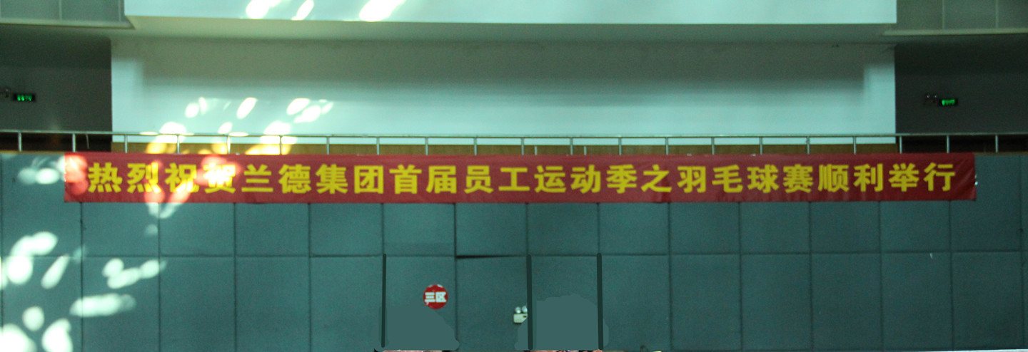LAND Group's first employee sports season badminton game