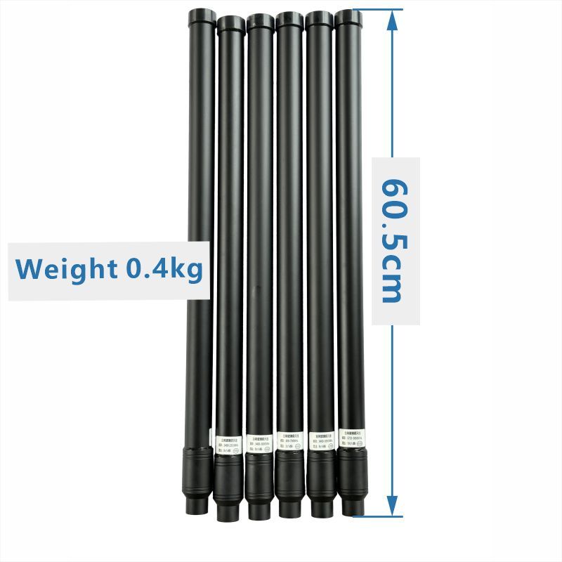 Omnidirectional fiberglass antenna jammer drone