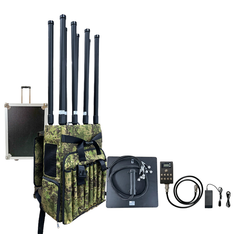 Camouflage Drone Backpack with 8 Jamming Ways