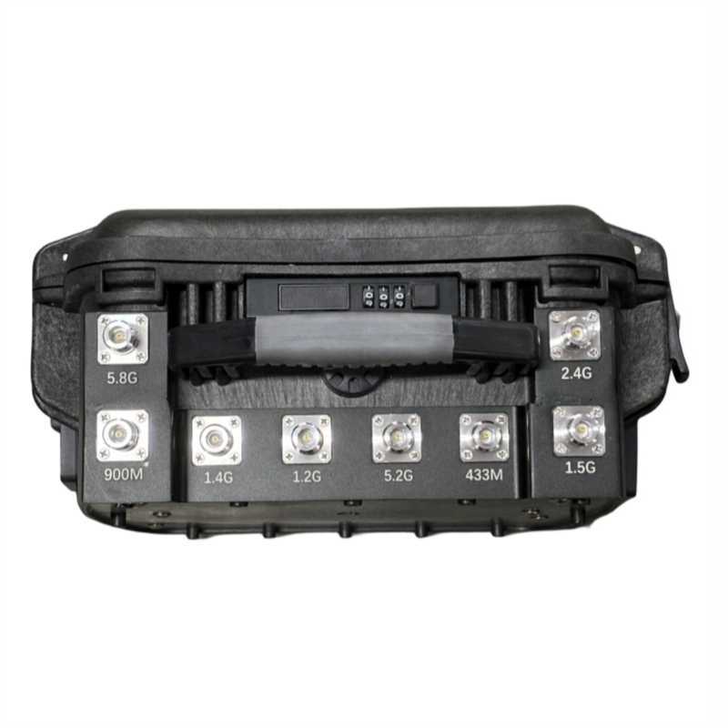 6-8 channel anti-drones plastic backpack
